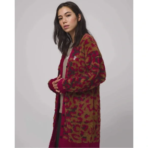 HUF Leopard Knit Duster - Picture 3 of 9